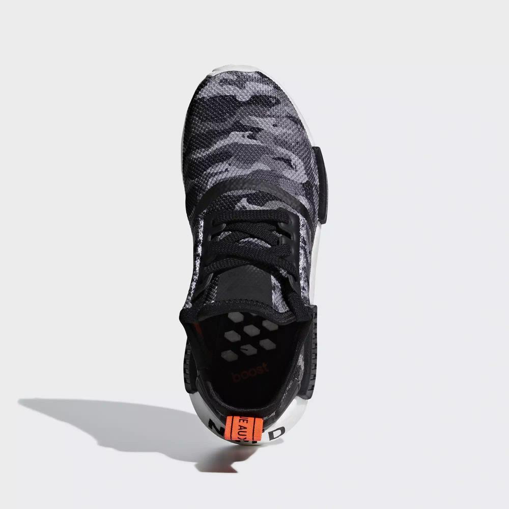 Adidas NMD R1 Tenis Grises Para Niño (MX-46781)
